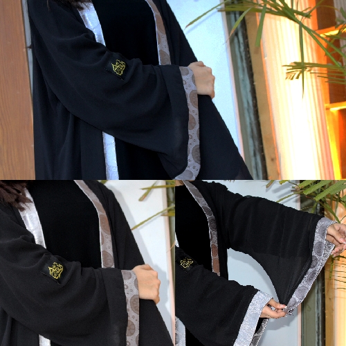 عباية مميزة بشكلين مختلفين